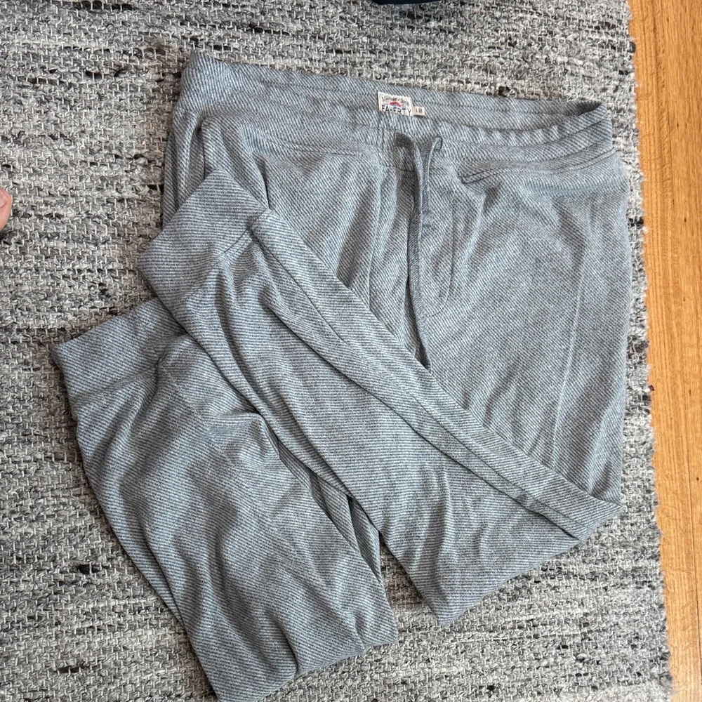Father Ty Gray Ribbed Lounge Pants Large
